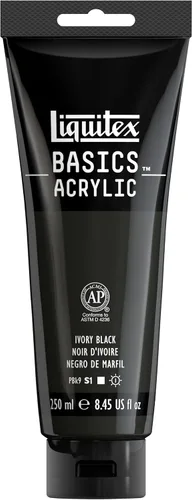 Miniatura 94 de Liquitex BASICS Pintura Acrílica, Botella de 400ml (13.5 oz), Blanco Titanio Titanio Blanco