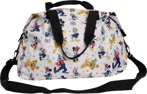 Miniatura 4 de Disney Bolsa de lona de Mickey Mouse Friends con estampado de fin de semana, Blanco sucio