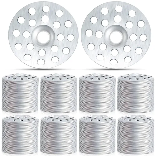 Miniatura 9 de 200 piezas de arandelas de reparación de pared de yeso de 1 pulgada, arandela de metal de zinc para tornillos, anillos de reparación de techo plano