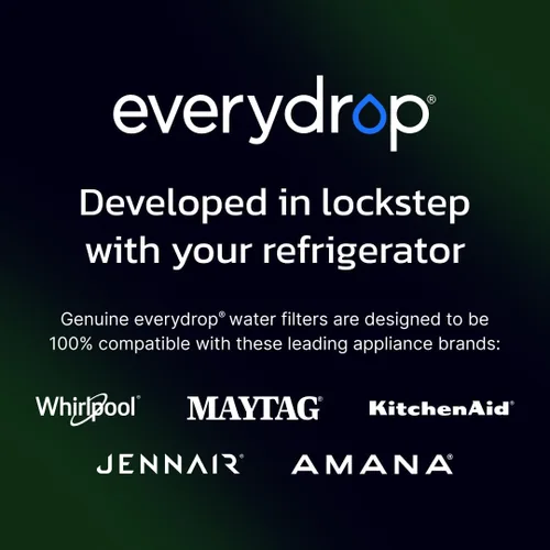 Miniatura 6 de everydrop® by Whirlpool Filtro para refrigerador de hielo y agua 4, EDR4RXD1, paquete individual