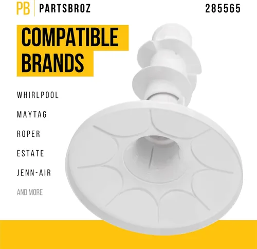 Miniatura 2 de PartsBroz 285565 - Conjunto de agitador compatible con lavadora Whirlpool Roper Maytag Estate - Reemplaza AP3094459 WP3951744 3951744 3348117