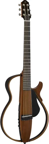 Miniatura 6 de Yamaha SLG200N TBS - Guitarra silenciosa de cuerda de nailon con bolsa de concierto dura, Tabaco Sunburst Resplandor solar del tabaco