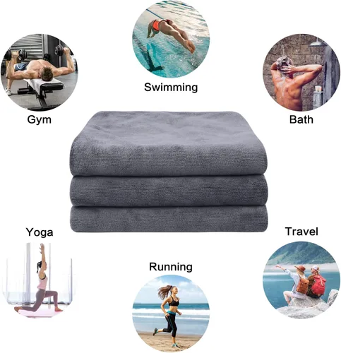 Miniatura 8 de KinHwa - Toalla de microfibra para gimnasio