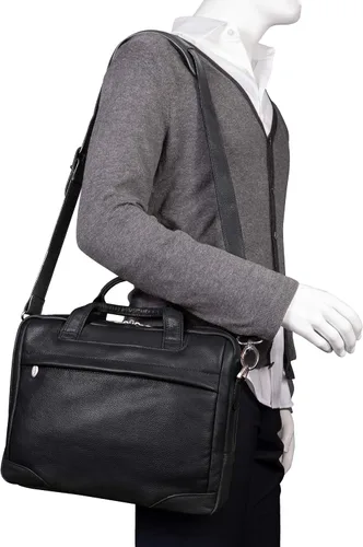 Miniatura 8 de McKlein EE. UU. Gresham litigator portafolios de piel, 15.4" Laptop Case de la serie S
