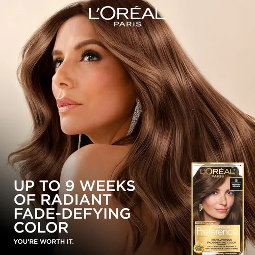 Miniatura 110 de L'Oreal Paris Superior Preference - Tinte permanente luminoso que desafía la decoloración, tinte para el cabello hasta 9 semanas de resplandor, 09