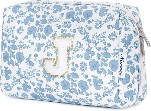 Miniatura 137 de Narwey Bolsa de maquillaje con inicial, regalos de graduación para adolescentes, niñas, niños y adolescentes, cosas de moda de 6 a 18 años, bolsa