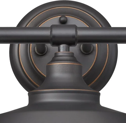 Miniatura 2 de Westinghouse Lighting 6344700 - Lámpara de techo, diseño para un foco., 6343400 Bronce aceitado con tonos blancos