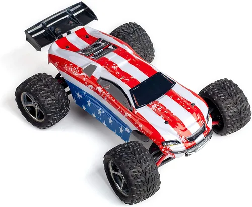 Miniatura 3 de SummitLink Estilo de tira de bandera de cuerpo personalizado compatible con e-Revo Mini escala 1/16 RC coche o camión (camión no incluido) ERMN-F-01