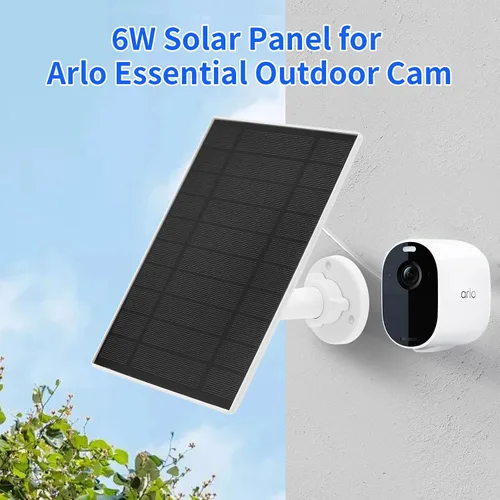 Miniatura 2 de Cargador de panel solar para Arlo Essential 2K para exteriores (2ª generación)/cámara Essential XL (2ª generación)/cámara Essential Spotlight, USB C