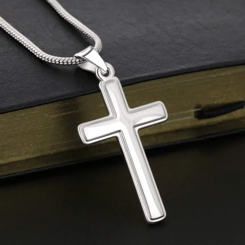 Miniatura 5 de FG Family Gift Mall To My Son From Mom, Son Gifts From Mom and Dad, Mother and Son Necklace, Birthday Gift For My Son Graduation Christmas Faith