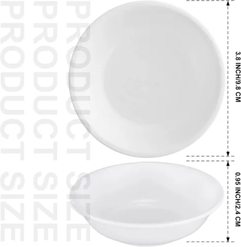 Miniatura 3 de Plato calentador de cera de repuesto, cuenco de cerámica duradero para derretir cera, se adapta a la mayoría de calentadores de cera, forma redonda