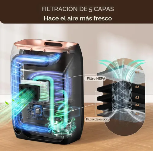 Miniatura 4 de GAVASTO Pro Aspiradora sin contacto con recogedor automático - Ultra rápida y potente - Ideal para barrer pelo de mascotas, comida, suciedad y Negro