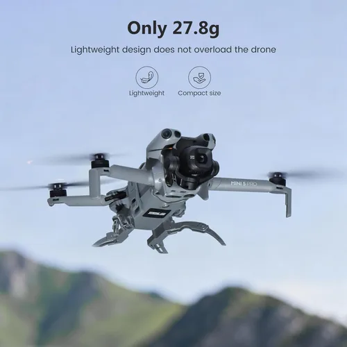 Miniatura 4 de STARTRC Tren de aterrizaje para DJI Mini 5 Pro Accesorios, Plegable Extendido Liberación Rápida Drone Protector para DJI Mini 5 Pro Fly More Combo