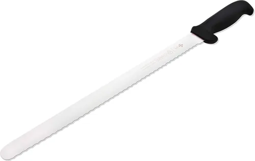 Mundial 5627-14E - Cuchillo para cortar con borde dentado de 14 pulgadas, color negro