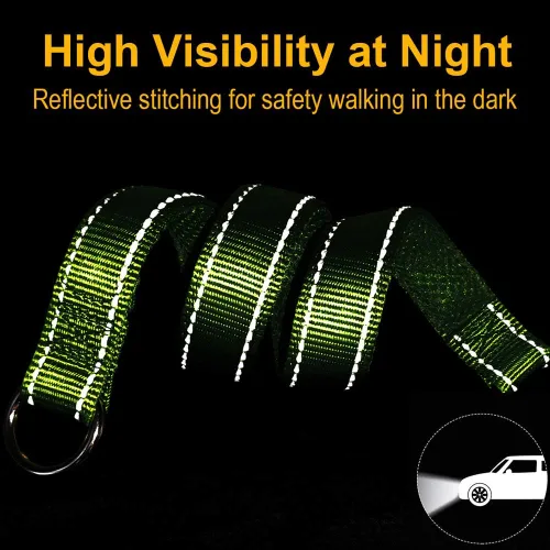Miniatura 6 de Collar reflectante para perro, collar de perro con lazo para perros de 44 a 75 libras, collares de entrenamiento de nailon con acolchado suave