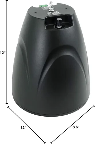Miniatura 10 de Rockville PEN-65T - Altavoces colgantes negros de 6.5 pulgadas, 70 V/100 V, para restaurantes, bares o espacios comerciales, opción de 45 W 8