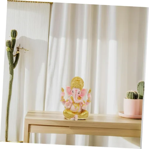 Miniatura 6 de Cabilock Adorno de Palm Buddha Resina de oficina de escritorio