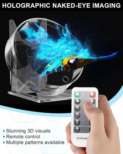 Miniatura 3 de Ventilador de Holograma 3D, Proyector de Ventilador de Holograma de 4.72 Pulgadas con WiFi - Adecuado para Eventos, Fiestas, Festivales y Decoración