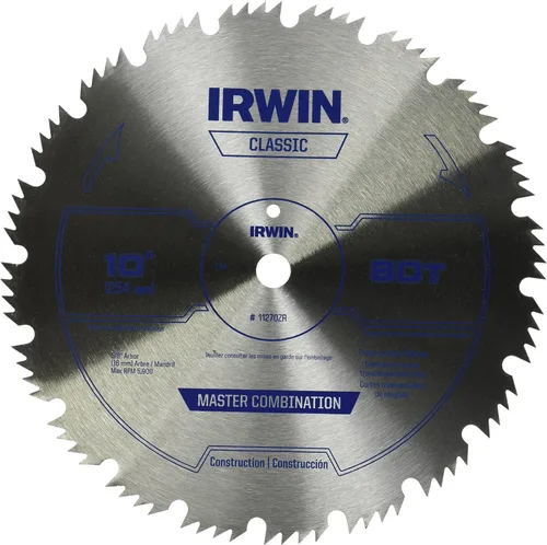 Miniatura 2 de IRWIN Tools MARATHON - Hoja de sierra circular inalámbrica de carburo, 6 1/2 pulgadas, 18T (24020)