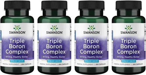 Miniatura 9 de Swanson Suplemento mineral de triple boro para la salud ósea y articular, para adultos mayores de 50 años que buscan una absorción óptima, citrato