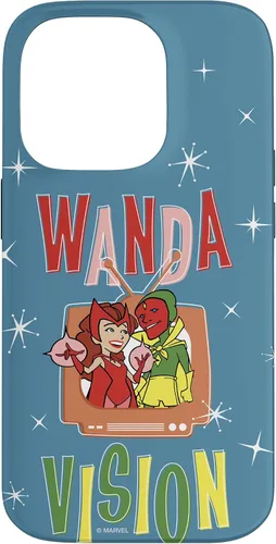 Miniatura 17 de Marvel WandaVision Wanda & Vision Retro TV Artwork - Carcasa para iPhone 17