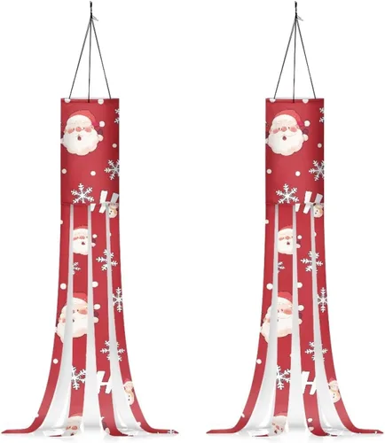 Miniatura 7 de Mummy Windsock - Calcetines de viento suaves e impermeables con bandera de Halloween, 2 piezas, lavables a máquina, secado rápido, bandera colgante