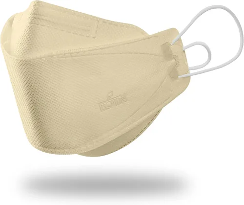 BOTN KF94 - 10 cubrebocas de seguridad grande para adultos, cuatro colores, correa ajustable, hecha en Corea (Pi, Be, Gr, Ye)