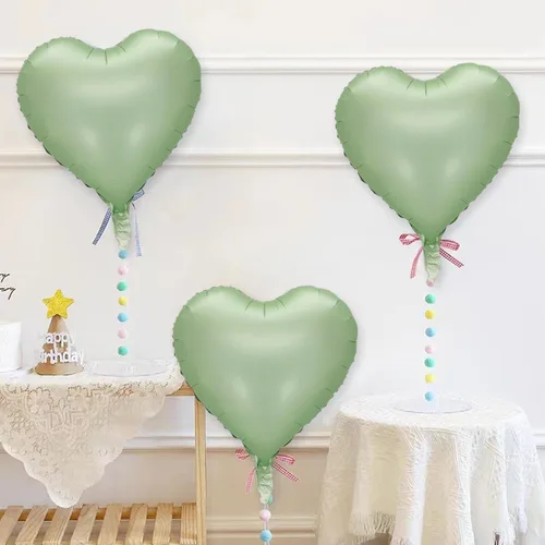 Miniatura 7 de 100 globos en forma de corazón de 5 pulgadas, globos de aluminio de Mylar de papel de aluminio para decoración de mujeres y niñas, día de San