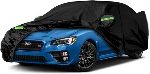 Miniatura 14 de Funda para coche compatible con Mercedes Benz ML/GLE Class 230 250 280 300 320 350 de 2006-2025, de 6 capas, 210T, resistente al viento, impermeable