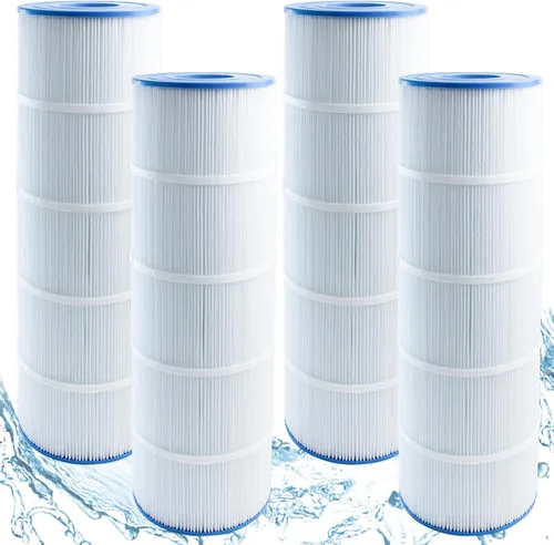 Paquete de 4 filtros de piscina PCC105-PAK4 para Pentair CCP420, 178584, Ultral-A6, Unicel C-7471, 817-0106, R173576, Filbur FC-1977, 570-0425-07,