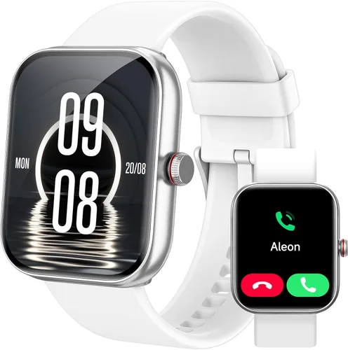 Miniatura 11 de Reloj inteligente para mujer, reloj inteligente para iPhone y Android Bluetooth (respuesta/llamada) Alexa integrado, rastreador de fitness HD