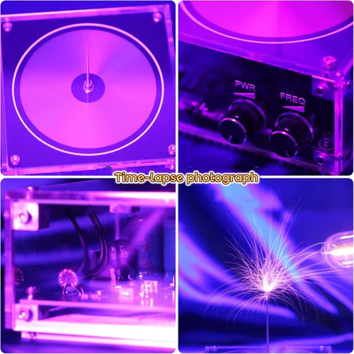 Miniatura 10 de Joytech Bluetooth Music Tesla Coil Arco Plasma Bocina de transmisión inalámbrica Modelo de juguete de escritorio experimento SSTC SS02