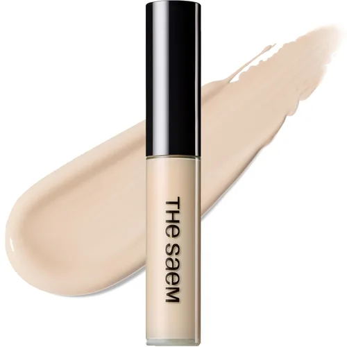 Miniatura 14 de THESAEM Cover Perfection Tip Corrector de 0.2 onzas líquidas – Corrector de sombra de contorno beige para profundidad natural – Alta cobertura