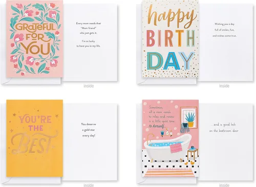 Miniatura 4 de American Greetings Tarjetas de lujo con sobres, mamá amiga (32 unidades)