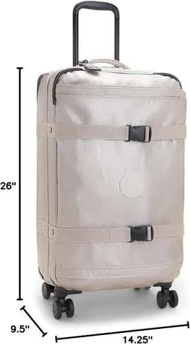 Miniatura 8 de Kipling Equipaje rodante mediano espontáneo, Brillo metálico., Esponja M