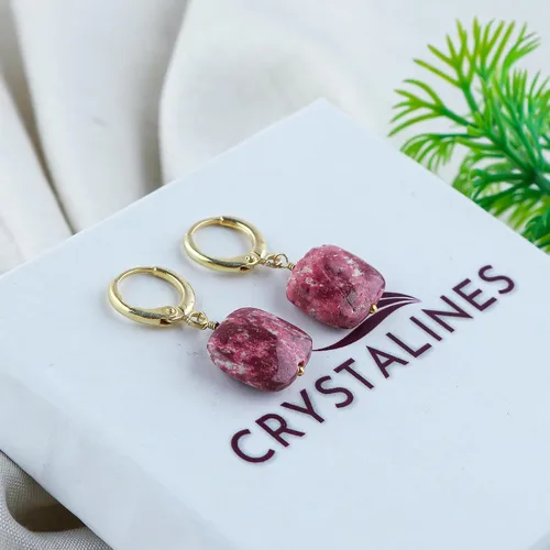 Miniatura 70 de Aretes de aro de cristal afganita natural Piedras afganas de alto grado Aretes chapados en plata Gota lisa Joyas de piedras preciosas hechas