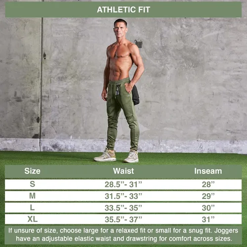 Miniatura 6 de Born Tough Pantalones deportivos de entrenamiento ajustados para hombre, para fisicoculturismo, gimnasio, pantalones deportivos con bolsillos