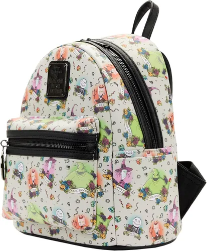 Miniatura 2 de Loungefly Estampado De Pesadilla Antes De Navidad Que Brilla En La Oscuridad, Multi, Classic