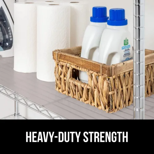 Miniatura 5 de GORILLA GRIP ShelfGuard - Revestimientos compatibles para estantes de alambre con la estantería Amazon Basics, juego de 5 revestimientos