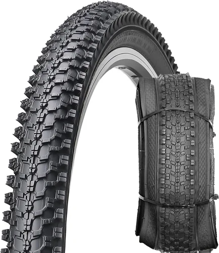 MOHEGIA Llantas de bicicleta de montaña – 20/24/26/27.5 pulgadas plegables de repuesto de neumáticos de bicicleta MTB, cuentas de acero todo terreno