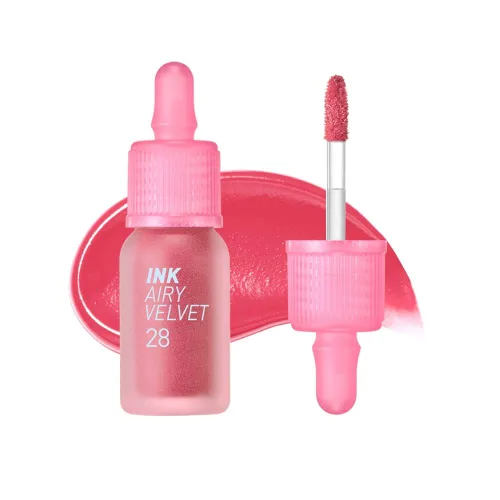 Miniatura 18 de Peripera Ink Airy Velvet - Tinte labial de alta pigmentación, ligero, suave, hidratante (030 WAKE UP CHERRY)
