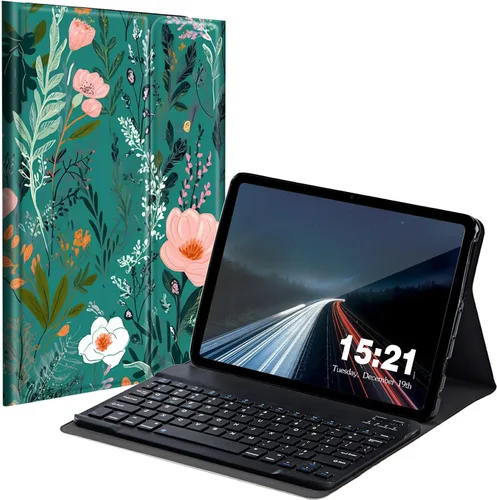 Miniatura 29 de Funda de teclado para Samsung Galaxy Tab S6 Lite 2022/2020, Galaxy Tab S6 Lite SM-P610/P613/P615/P619 con teclado Bluetooth inalámbrico desmontable