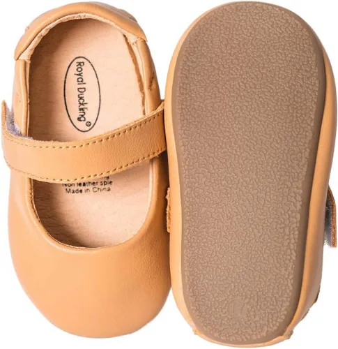 Miniatura 6 de Zapatos de bebé de cuero genuino para niñas y niños pequeños Mary Jane Zapatos de caminar Prewalker princesa vestido de boda zapatos zapatos