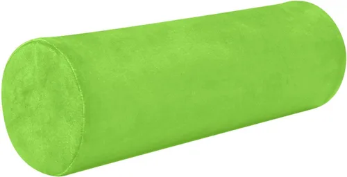 Miniatura 37 de Almohada cervical azul claro y verde azulado para aliviar el dolor de cuello, almohada redonda para el cuerpo, almohada de apoyo lumbar para cama