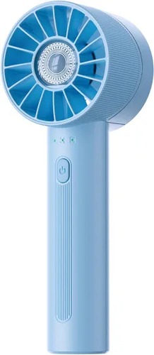 Miniatura 11 de Mini ventilador turbo portátil de mano, dispositivo de enfriamiento personal de alta velocidad de 4 velocidades [máximo 16 horas], bolsa recargable