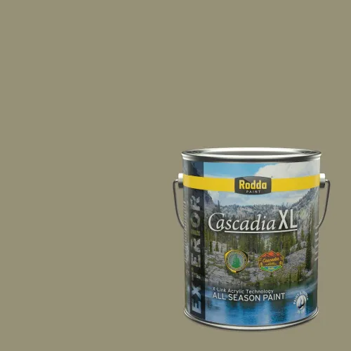 Miniatura 41 de Rodda Paint CASCADIA XL Pintura e imprimación satinada exterior en uno, cuarto de galón, resistencia industrial