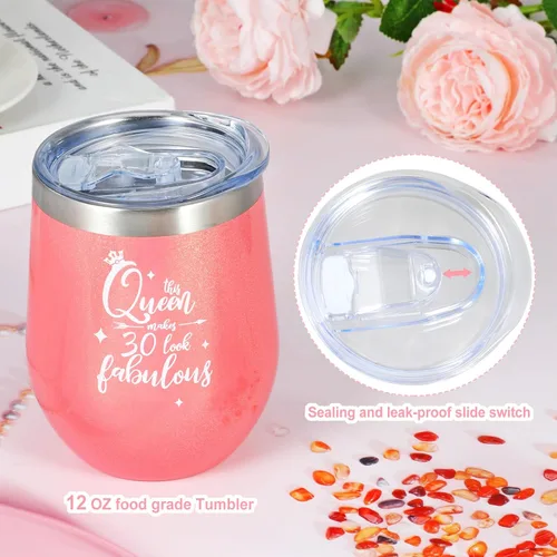 Miniatura 3 de Regalos de 30 cumpleaños para mujer, regalo de cumpleaños para ella, decoración de cumpleaños para mujeres de 30 años, idea de cumpleaños de 30 años