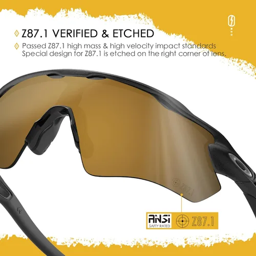 Miniatura 24 de ANSI Z87.1 Replacement Lenses For Oakley Flak Draft OO9364 Sunglass