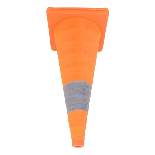 Miniatura 3 de Conos de tráfico plegables con collares reflectantes, cono naranja de seguridad desplegable multiusos con base rellenable para entrenamiento