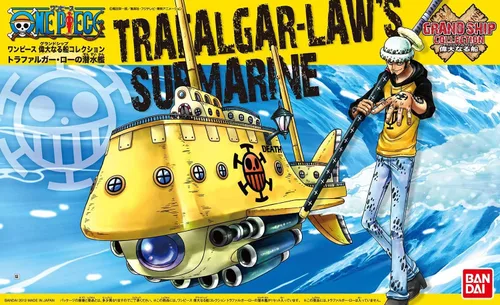 Miniatura 2 de One Piece Great Ship of (Ground Ship) Colección Trafalgar Law Submarine (de TV Animation ONE Piece) codificado por colores pre-plástico